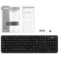 Клавиатура SVEN KB-C2200W (черный) фото 3